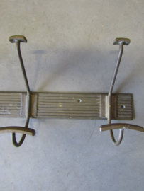 Old brass chop with 4 hooks