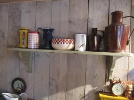 French Brocante mint green regal