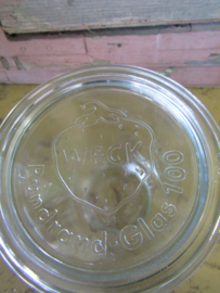 Oude weckpot met deksel
