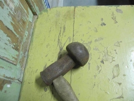 Coppersmith hammer old but in good shape.