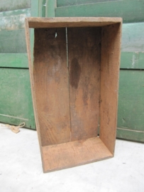 Oud kistje voor gedroogd fruit
