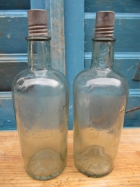 Antique bottle of Dralle Birken Wasser with cap circa 1915
