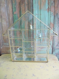 Metalen vitrine showkastje