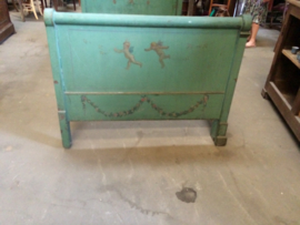 Antiek Frans houten mooi gedecoreerd bed