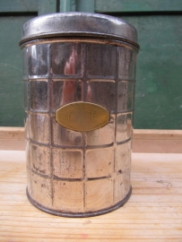 Set of two old stock tins Café and Chicoree