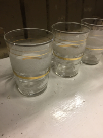 Ancient french carafe with 12 small glasses