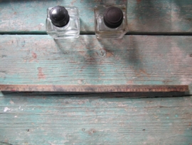 Oud houten meetlatje