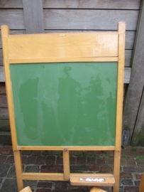 Oud brocante staand schoolbordje