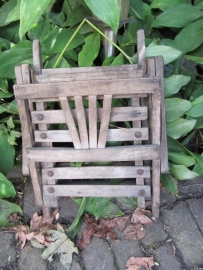 Very nice very old folding chair