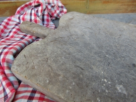 Oude houten snijplank
