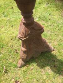 Old high cast iron candlestick