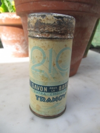 Brocante tin shaving soap brand Trandy