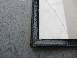 Zwart metalen foto lijstje leuk bewerkt
