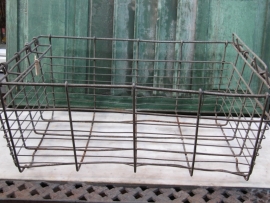 BIG BROCANTE steel rectangular wire basket transport
