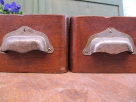 Hele oude brocante houten kleine lade