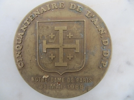 French Brocante plaque in copper Limited Edition