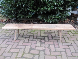 Mooie brocante houten bank