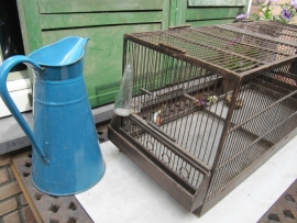 Hele mooie grote antieke Franse vogelkooi