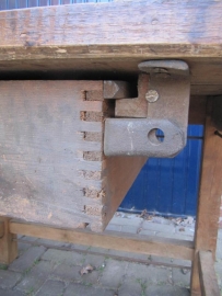 Old wooden table / bench /workshop table