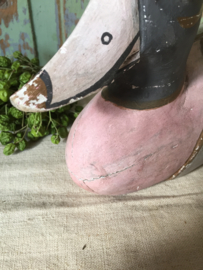 Brocante houten eend
