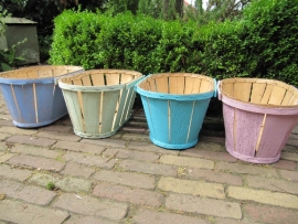 Set brocante ovale fruitmanden