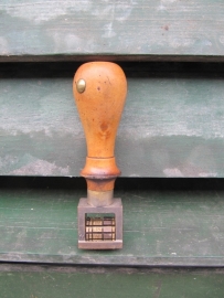 Nice very old numerator or date stamp.
