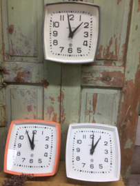 Retro clock orange