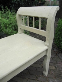 Old wooden sofa