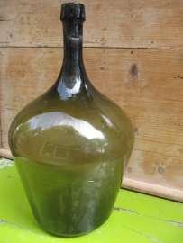 Nice old big green bottle