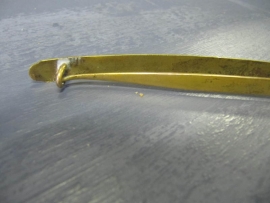 Oude haarspeld goud