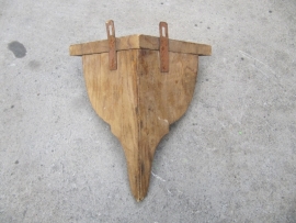 Eikenhouten hoekconsole
