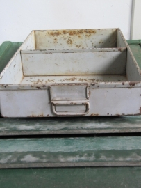 Metal tray / drawer 2 compartments