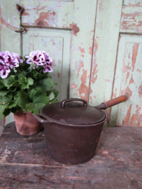 Ancient cast iron pan