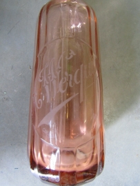 Antieke Franse siphon fles in zalm