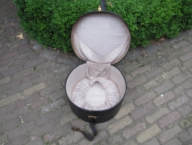 Lederen Engelse hoedendoos