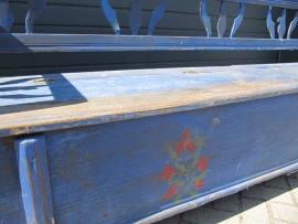 Old boxed bench