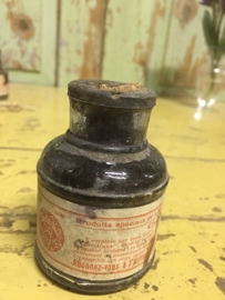 French old ink / color bottles