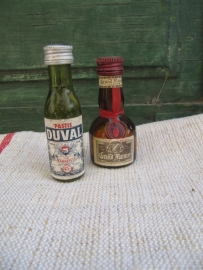 Duval pastis miniature bottle still closed and filled