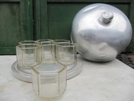 Franse antieke yoghurt maker 7-pots
