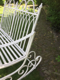 Old metal swing bench