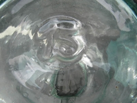 Old big pot or jar of glass 12 liters.