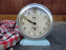 Old French mint green alarm clock