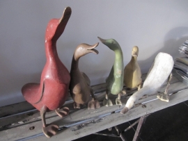 Wood ducks very old set of 5