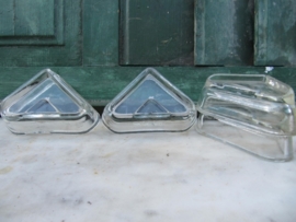 Brocante glass cabinet coasters set of 4