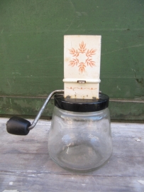 American old brocante nuts mill