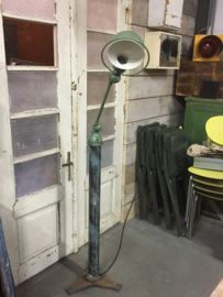 Old French Jieldé lamp on stand
