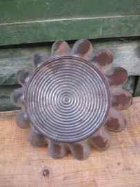 Antique French brioche tin