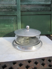 Brocante design presentation bowl with lid