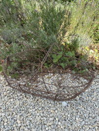 Brocante metalen mand