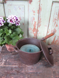 Ancient cast iron pan